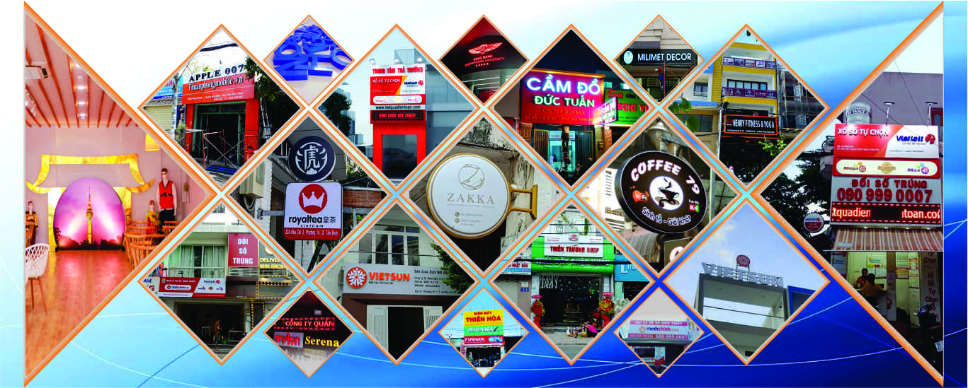 Pano Quảng Cáo, Chữ Nổi, Hộp Đèn Các Loại. 