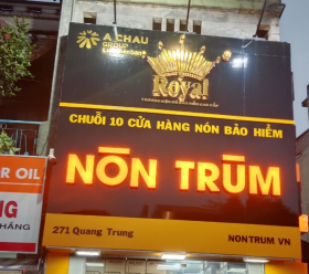 Thi công chuỗi của hàng nòn trùm. Khách hàng thân thiết của  Công Ty Tnhh Quảng Cáo Nguyễn Sơn.