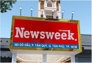 Bảng Alu Chữ Nổi. 